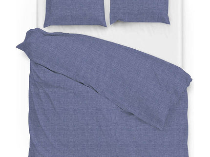 Zo!Home Dekbedovertrek Lino - Bonnet Blue