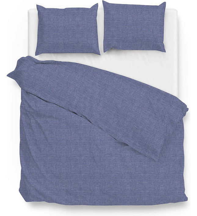 Zo!Home Dekbedovertrek Lino - Bonnet Blue