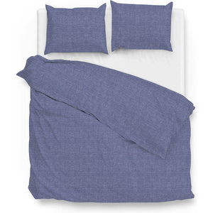 Zo!Home Dekbedovertrek Lino - Bonnet Blue