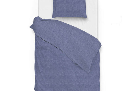 Zo!Home Dekbedovertrek Lino - Bonnet Blue