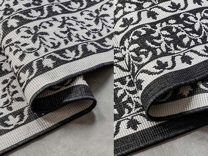 Dubbelzijdig Buitenkleed Meekly - Zwart