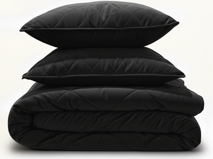 Lazy Dekbed Zonder Overtrek - Velvet - Zwart