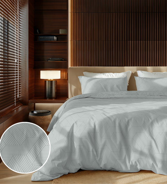 Zydante Dekbedovertrek Embossed Geometric