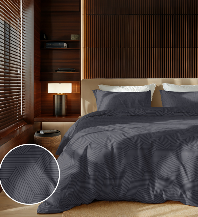 Zydante Dekbedovertrek Embossed Geometric