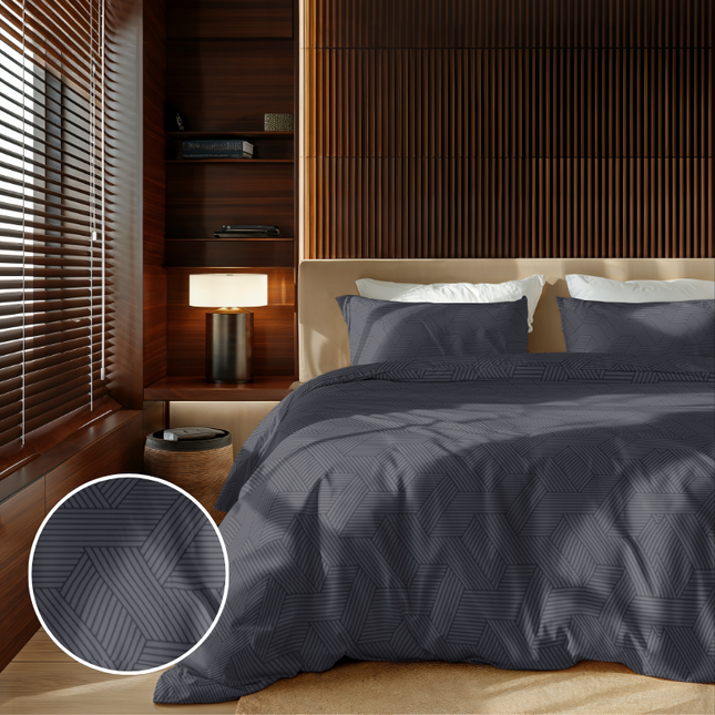 Zydante Dekbedovertrek Embossed Geometric