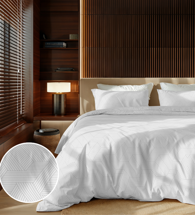 Zydante Dekbedovertrek Embossed Geometric