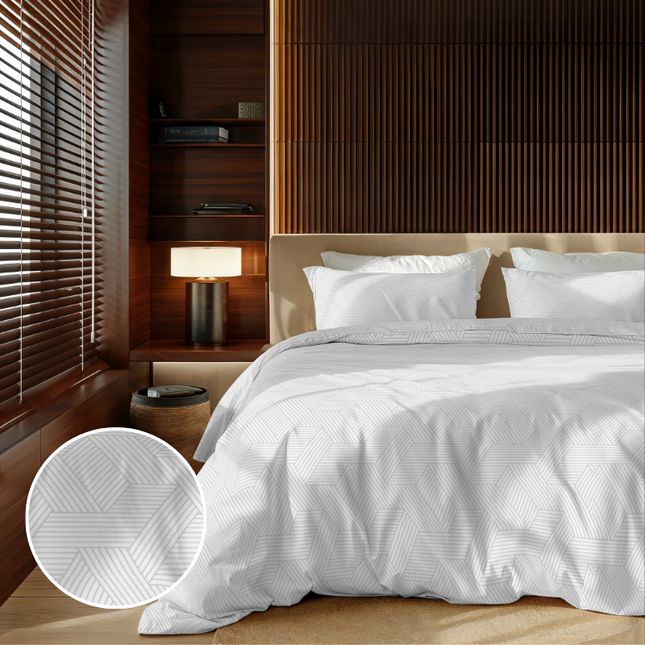 Zydante Dekbedovertrek Embossed Geometric