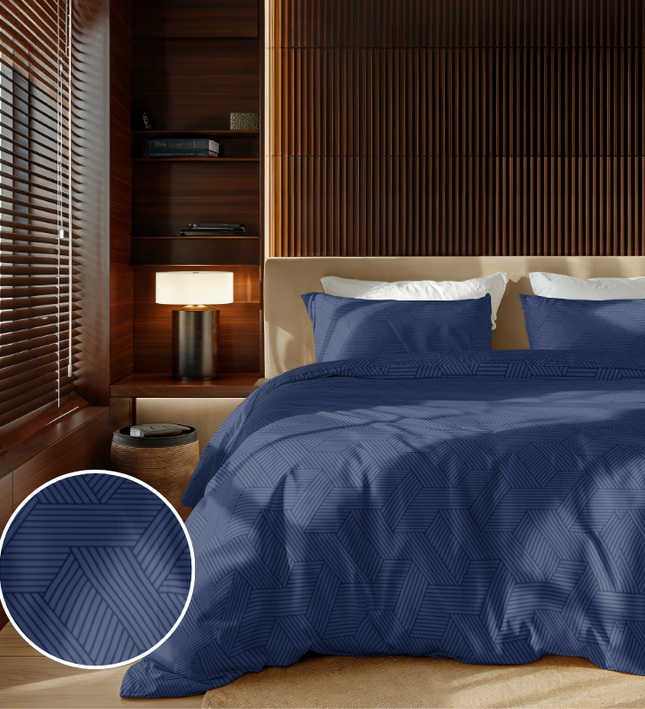 Zydante Dekbedovertrek Embossed Geometric