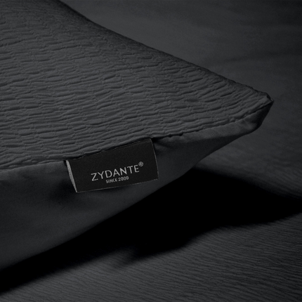 Zydante Dekbedovertrek Mousseline  - Donkergrijs