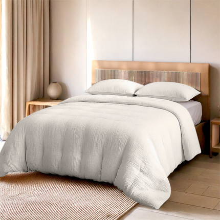 Zydante Dekbedovertrek Mousseline  - Off White