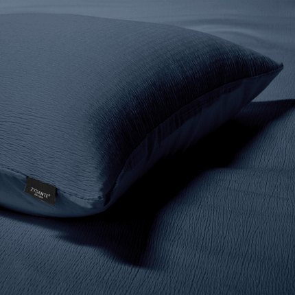 Zydante Dekbedovertrek Mousseline  - Petrol