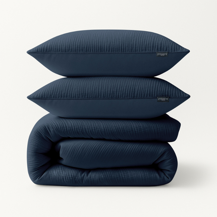 Zydante Dekbedovertrek Mousseline  - Petrol