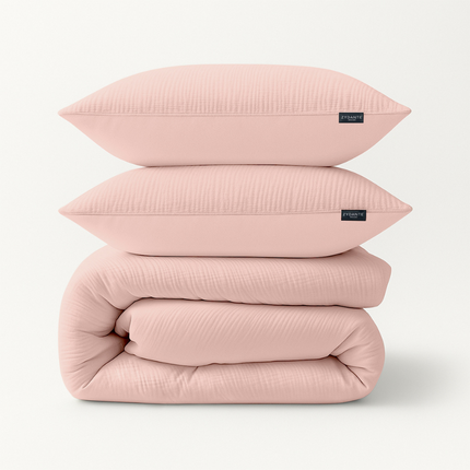 Zydante Dekbedovertrek Mousseline  - Roze