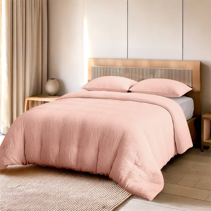 Zydante Dekbedovertrek Mousseline  - Roze