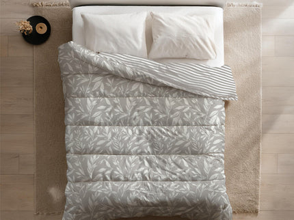 Zydante Easy Dekbed Grey Leafs