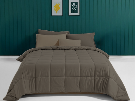 Zydante Easy Dekbed Stone Washed - Bruin/Taupe